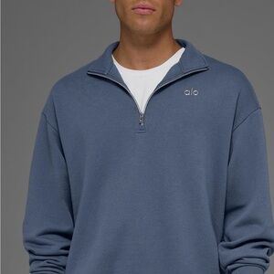 ALO Yoga Accolade 1/4 Zip bluestone. Like new. Accidentally ordered wrong size.